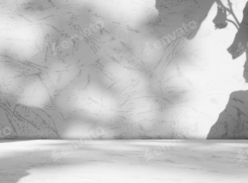 Preview: Grey wall shadow background kitchen floor white