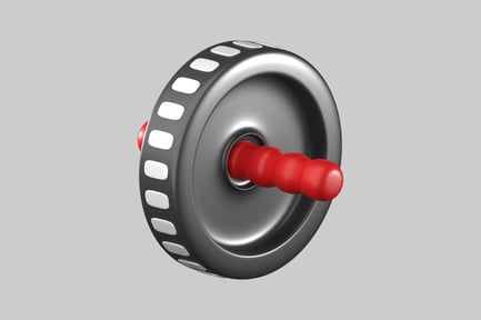 Preview: Ab wheel fitness roller exercise