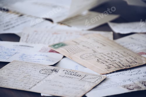 Preview: Old vintage postcards