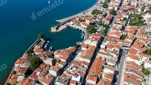 Preview: View of the port of Nafpaktos, Greece
