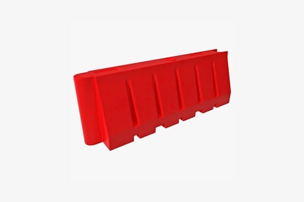 Preview: Textured rectangular object with grid pattern and mounting holes