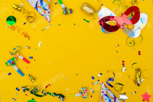 Preview: Bright colorful carnival or party scene