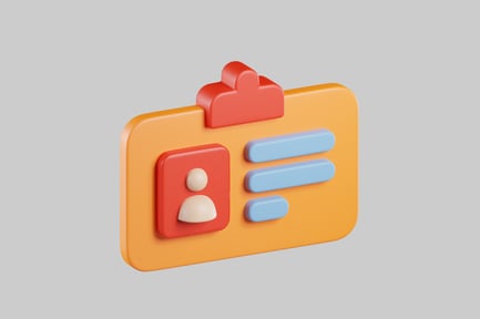 Preview: Stylized Employee ID Card Badge