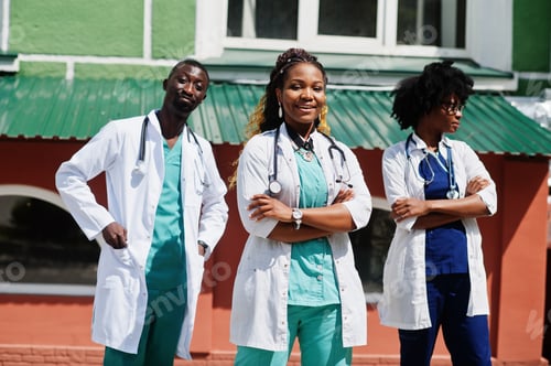 Preview: Group of african doctors