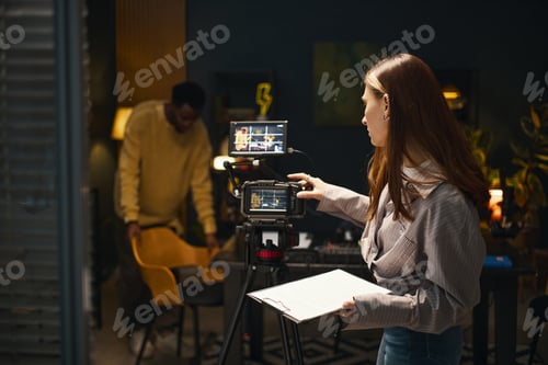 Preview: People Preparing For Podcast In Studio