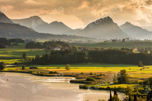 Preview: Evening in the Alps
