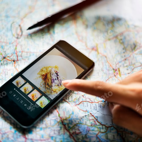 Preview: Digital Device Photography Editing Concept