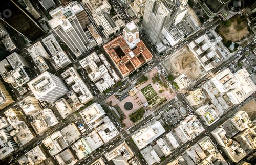 Preview: Los angeles aerial view from helicopter