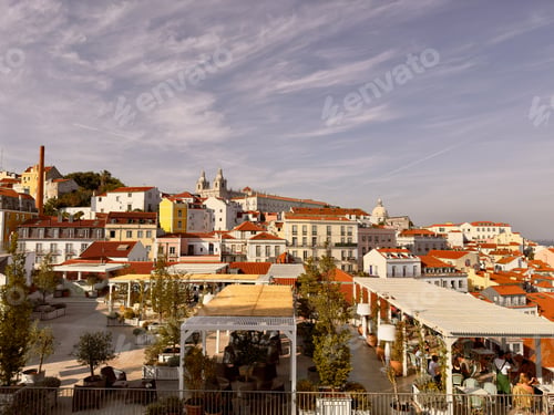 Preview: Houses and buildings of Alfama District, Lisbon, Portugal