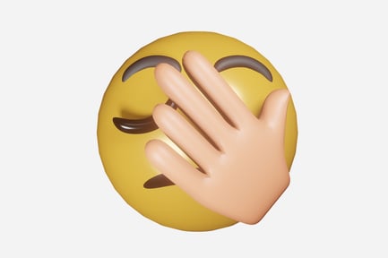 Preview: Face Palm 3D Illustration