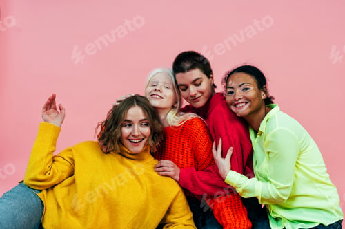 Preview: Group of multiethnic women