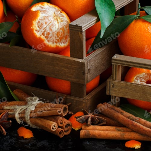 Preview: Mandarins and spices