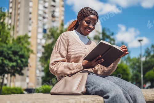 Preview: Black woman on sunny day