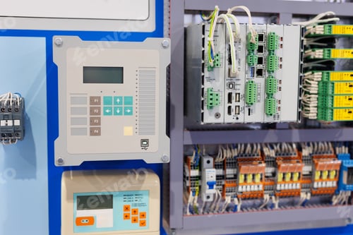 Preview: Control Panel with Wiring in a Technology Environment