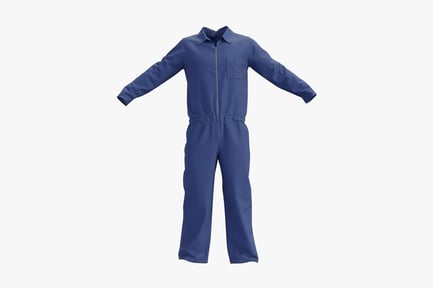 Preview: Prison Uniform: Blue Overalls Outfit