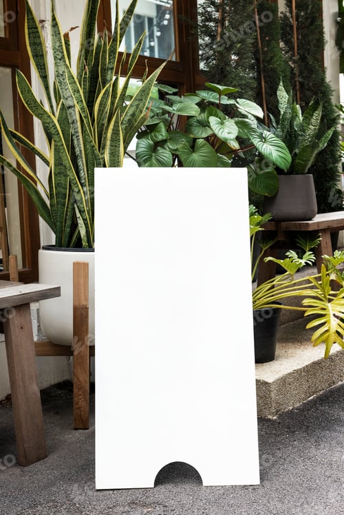 Preview: Foldable a-frame sign for cafes and restaurants