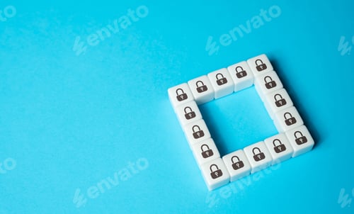 Preview: Closed protective circuit barrier. Protection contour.
