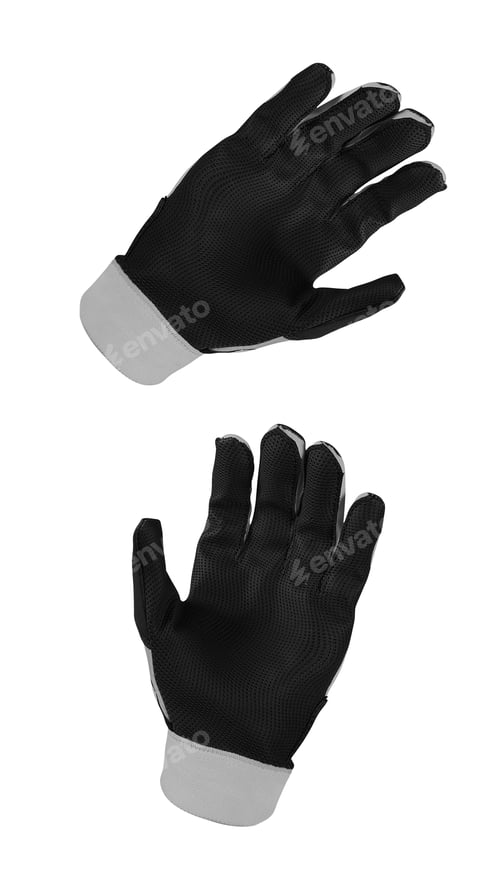 Preview: Golf gloves isolated on white background