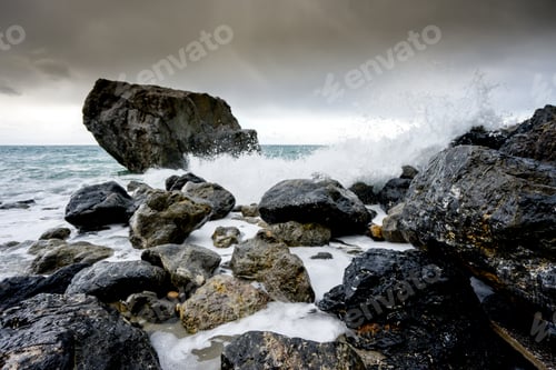 Preview: View of storm seascape