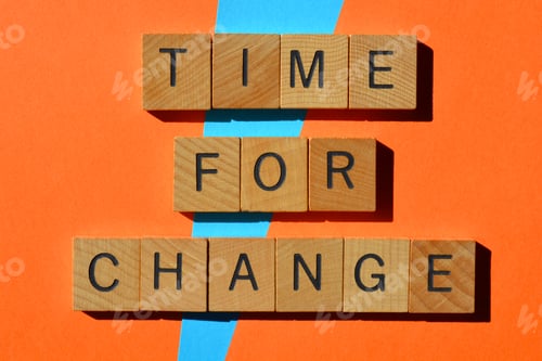 Preview: Time For Change, phrase as banner headline