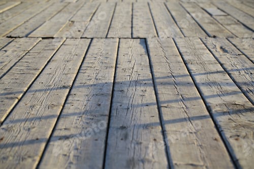 Preview: Wooden Pier On The Beach On A Sunny Day