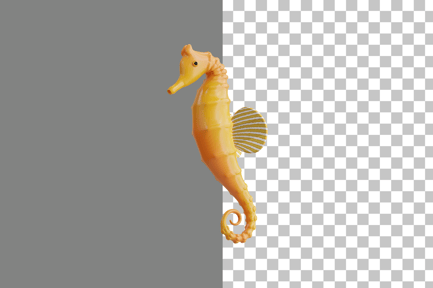 Preview: Seahorse 3D Icon