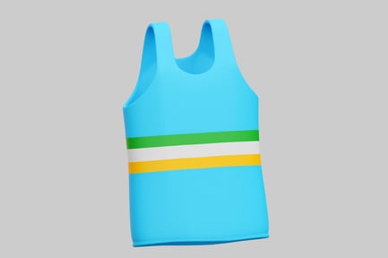 Preview: Summer Striped Tank Top 3D