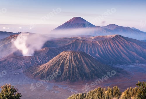 Preview: Amazing view of high mountains and blue sky