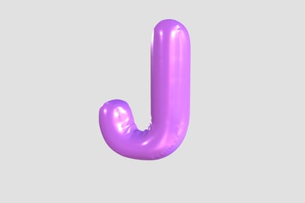 Preview: 3D J Alfabet