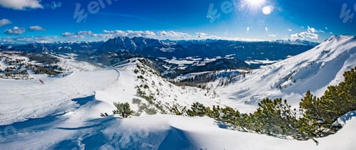 Preview: Tauplitz Alm close to Bad Mitterndorf in Styria, Austria, in winter