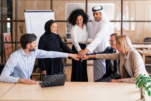 Preview: Multiethnic business team meeting in the office