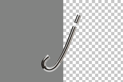 Preview: Chrome J 3D Icon