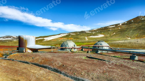 Preview: Pipes and Borehole well of Krafla Power Station
