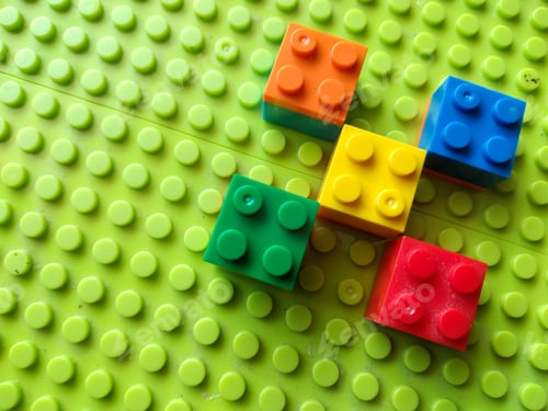 Preview: Colorful lego bricks