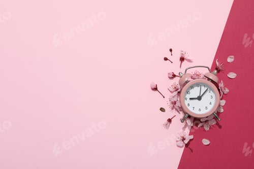Preview: Concept of sleep and wake up with alarm clock