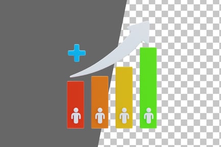 Preview: Demographic Trends 3D Icon