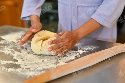 Preview: Homemade Fresh Baked Sweet golden brown Cinnamon Rolls for Christmas