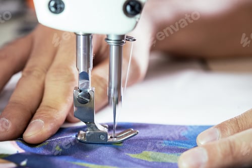 Preview: Working on sewing machine