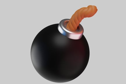 Preview: Dynamic Detail of a Bomb with an Emerging Worm Surprise