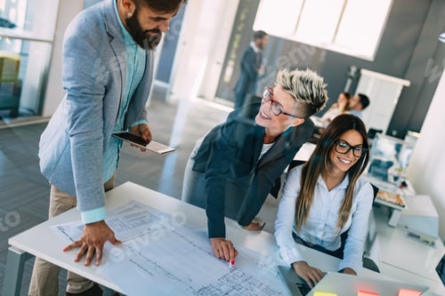 Preview: Business colleagues in conference room