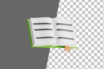 Preview: Book 3D Icon