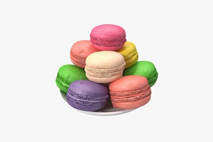 Preview: Macarons in a pyramidal arrangement