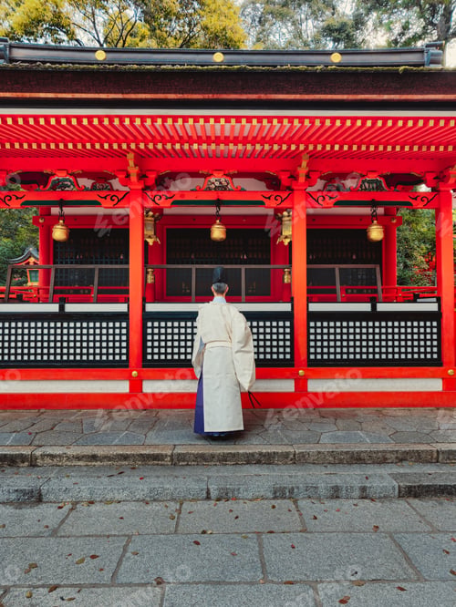 Preview: Religious Man Meditating In Japan