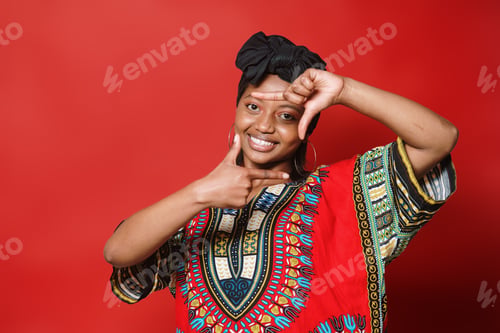 Preview: Portrait of smiling African-American teenager
