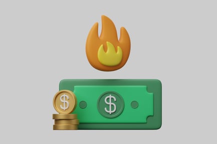 Preview: Money fire icon