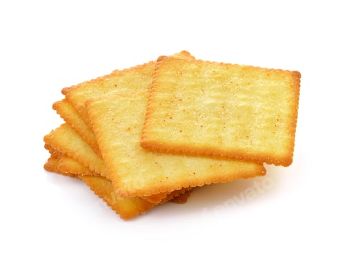 Preview: Cracker on white background