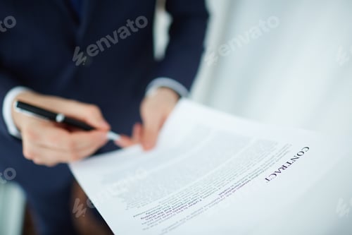 Preview: Signing agreement