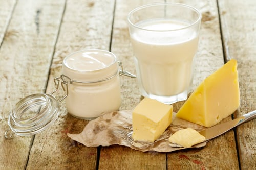 Preview: Different dairy products