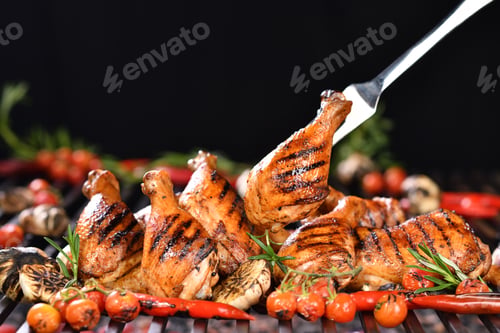 Preview: Grilled chicken legs