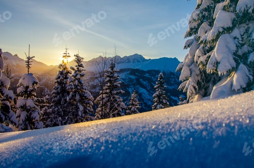 Preview: Winter in mountains